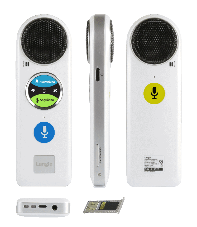 voice translator S2 LANGIE Comet